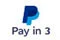 We accept Paypal Pay in 3