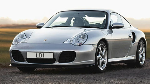 A Porsche bearing the registration LD 1