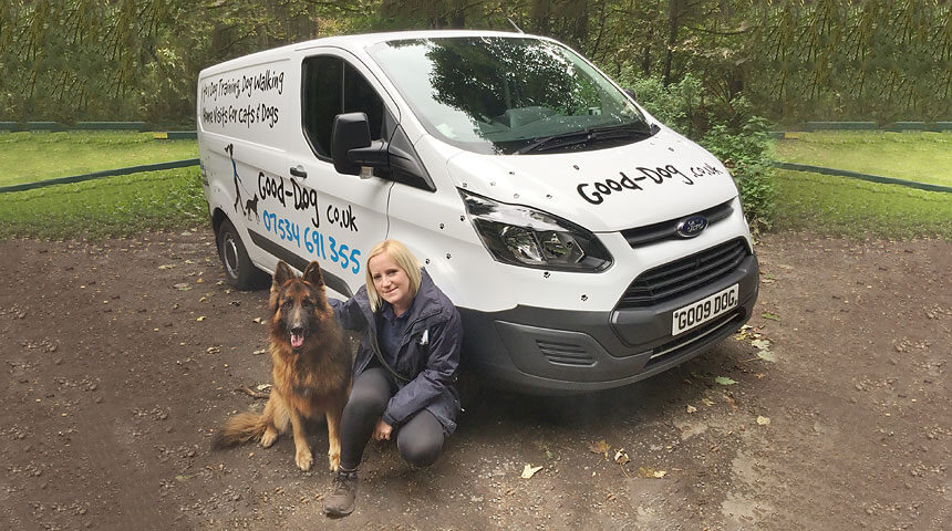 Amanda Marraffa and her dog training business