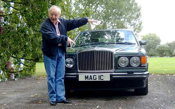 Paul Daniels with registration MAG 1C