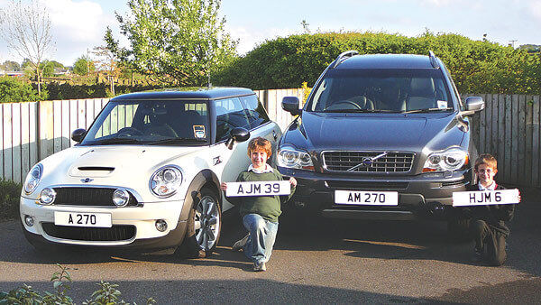 The McCarthy Family number plates