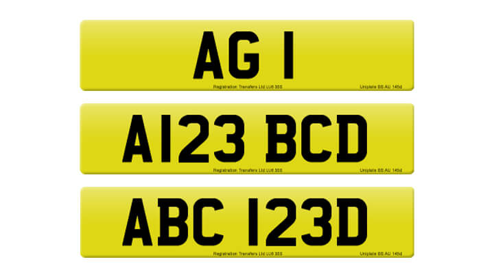 Private on sale plates cheap