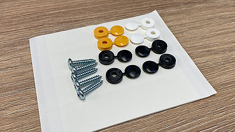 Photo of the optional fixing kit