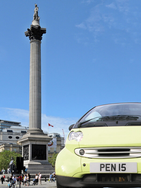 PEN 15 by Nelson's Column in London