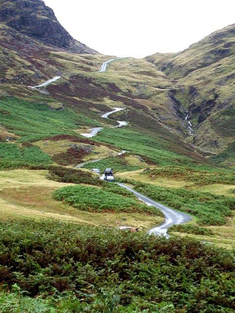 Hardknott Pass, Cumbria, England