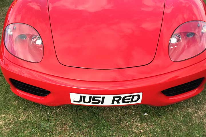 A showplate seen at an event on Harpenden Common