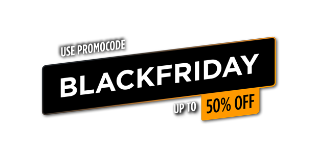 Use promocode BLACKFRIDAY for up to 50% off